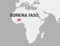 Landkarte Burkina Faso