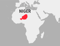 Landkarte Zentralafrikanische Republik