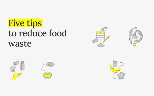 Five tips to reduce food waste