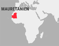 Landkarte Mauretanien