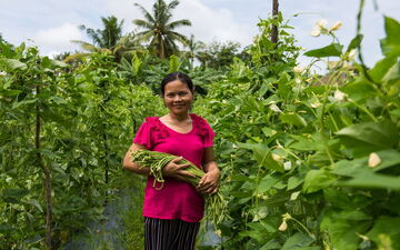 Quinoa könnte in Zentralasien ein riesiges Potenzial haben, wo das Aralseebecken besonders stark von der Versalzung betroffen ist. Foto: ICBA